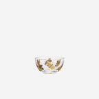 Coupe en or gravée papillon cristal luciole 7,5 cm