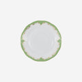 Assiette Dîner Écaille de Poisson Vert Jade Or 25,5cm