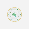 Assiette plate en grès doré ajouré 26 cm