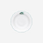 Assiette à soupe Poissons Turquoise 21cm