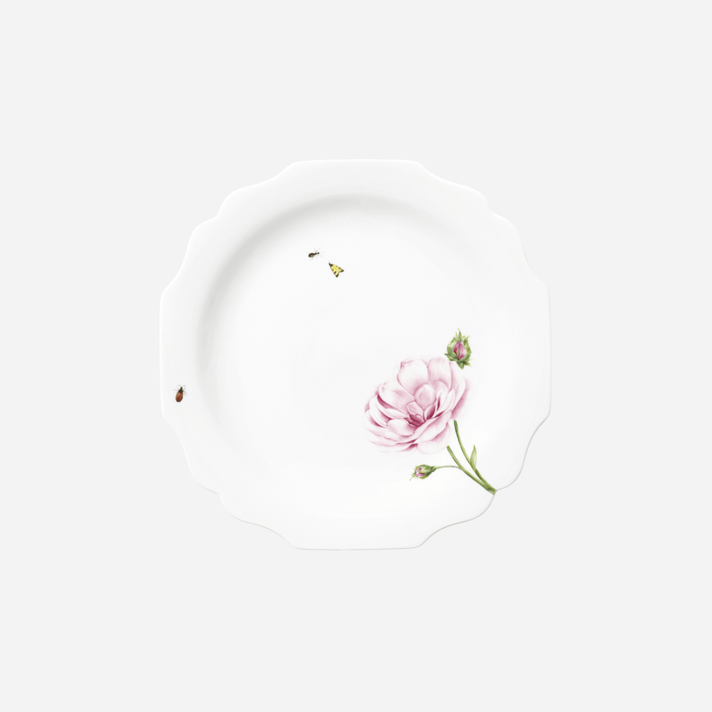 Assiette plate Florale Rose Plein Air 27cm
