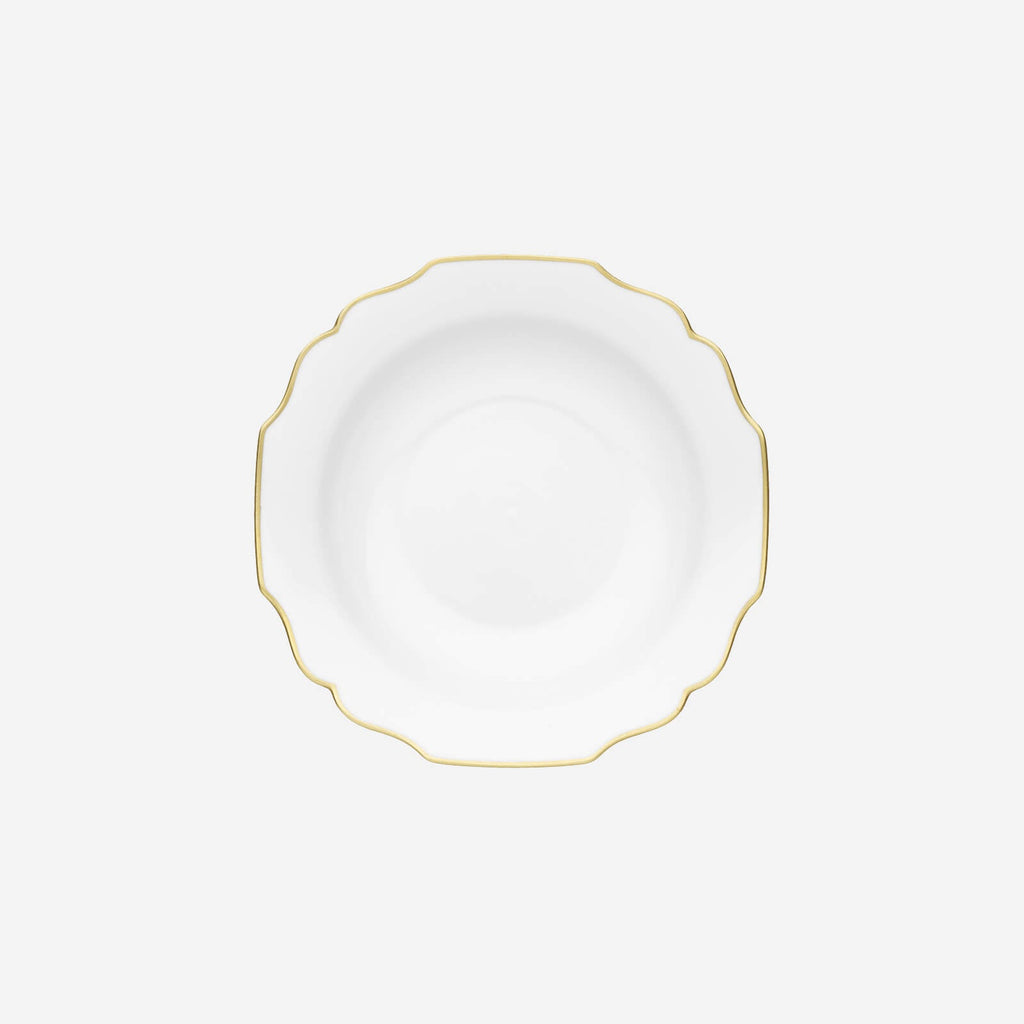 Assiette creuse G gaufrée 21 cm