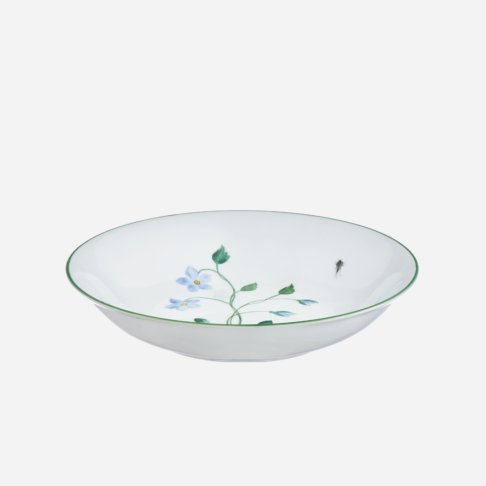 Saladier fleuri violet 28,5 cm