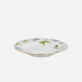 Assiette creuse dorée « Feuillage de forêt » 23 cm