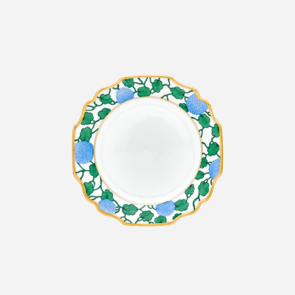 Assiette à Pain Fleurie Hortensia 16cm