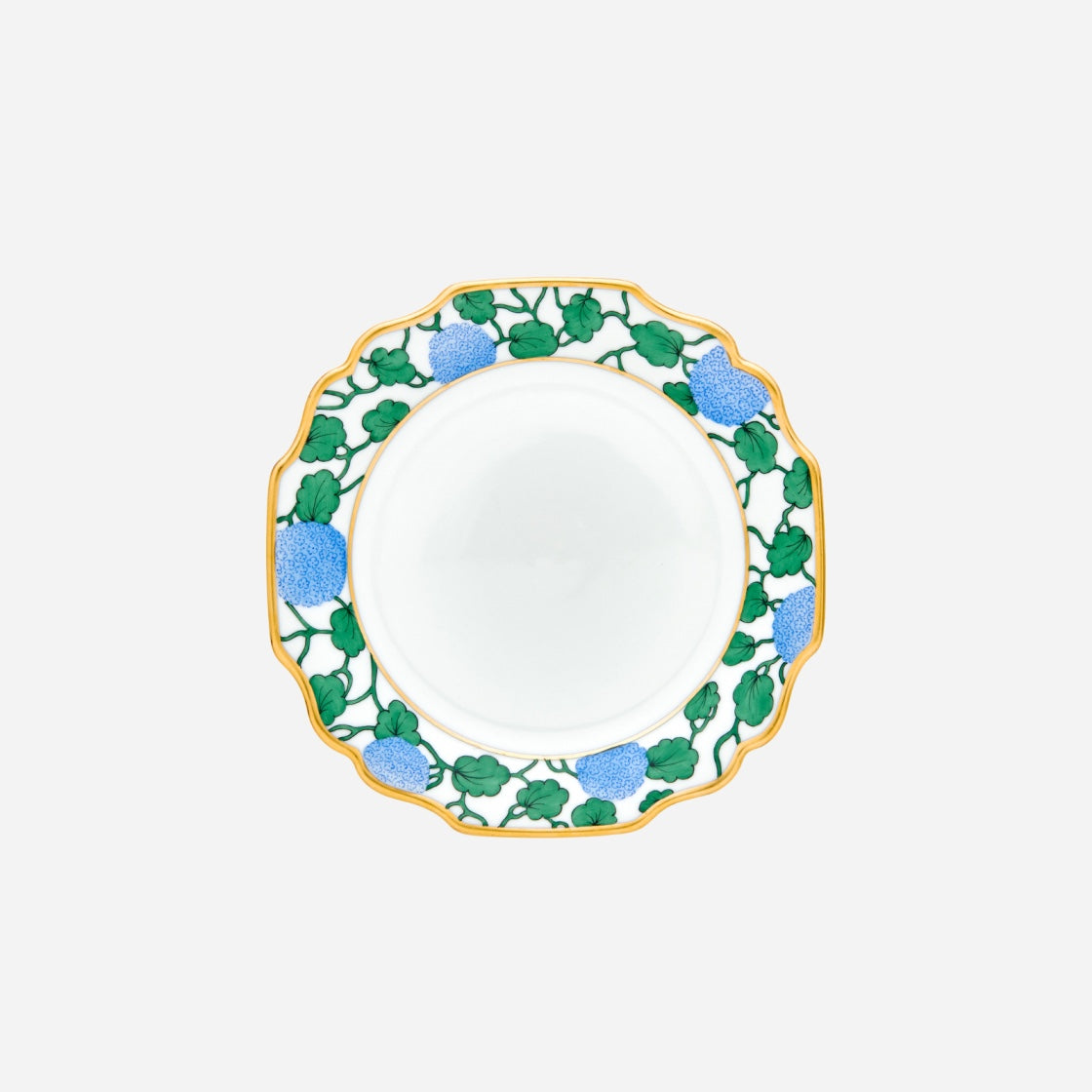 Assiette à Pain Fleurie Hortensia 16cm