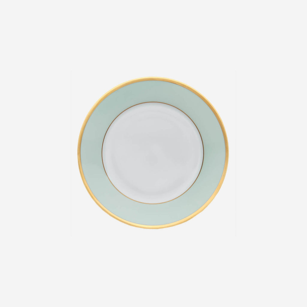 Plat à gâteau Celadon Or 19cm