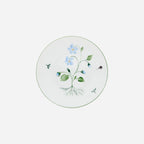 Assiette plate violette fleurie 26,5 cm
