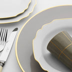 Assiette creuse G gaufrée 21 cm