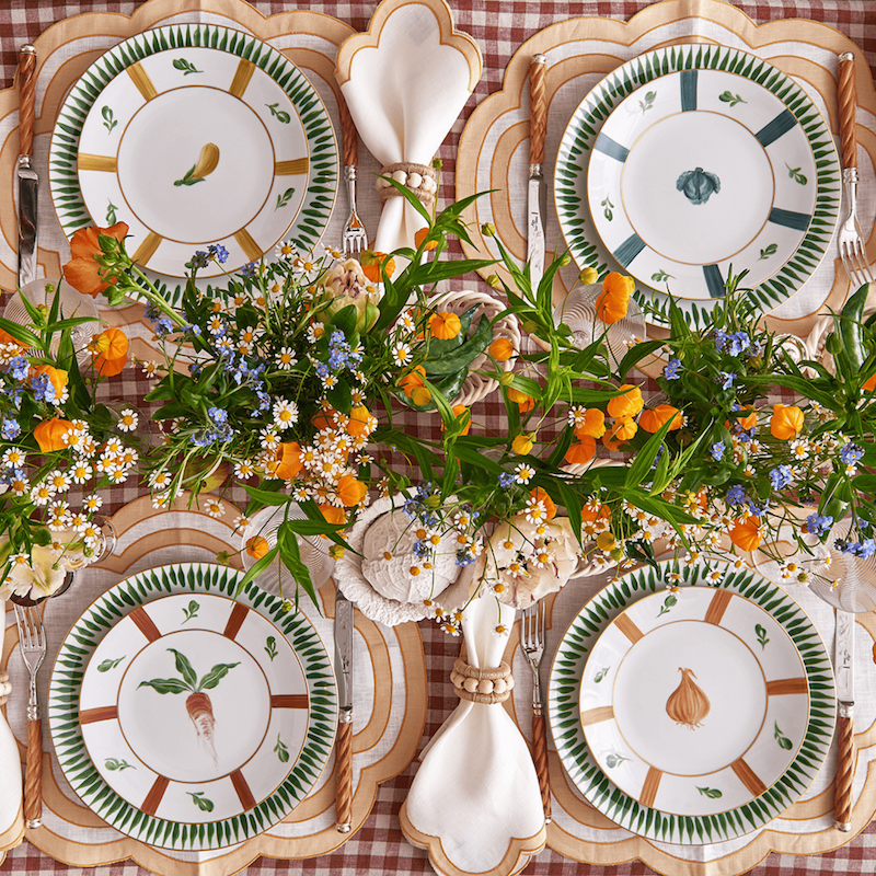 Assiette plate "Cypress Leaf Green" 26,5 cm