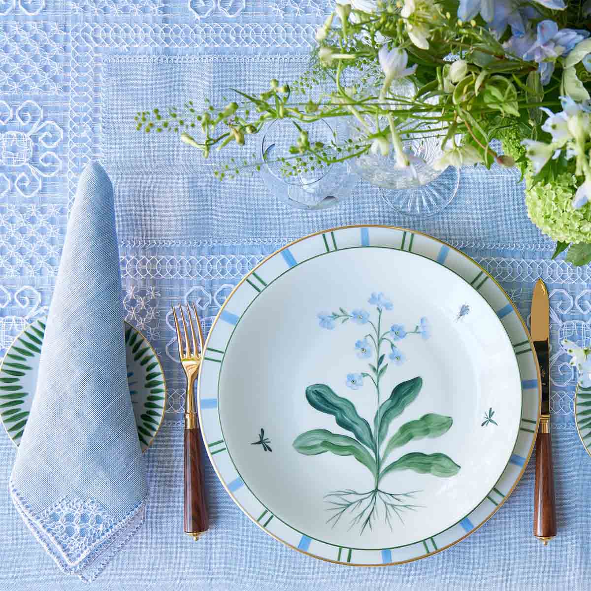 Assiette à Pain Feuille de Cyprès 15,5 cm