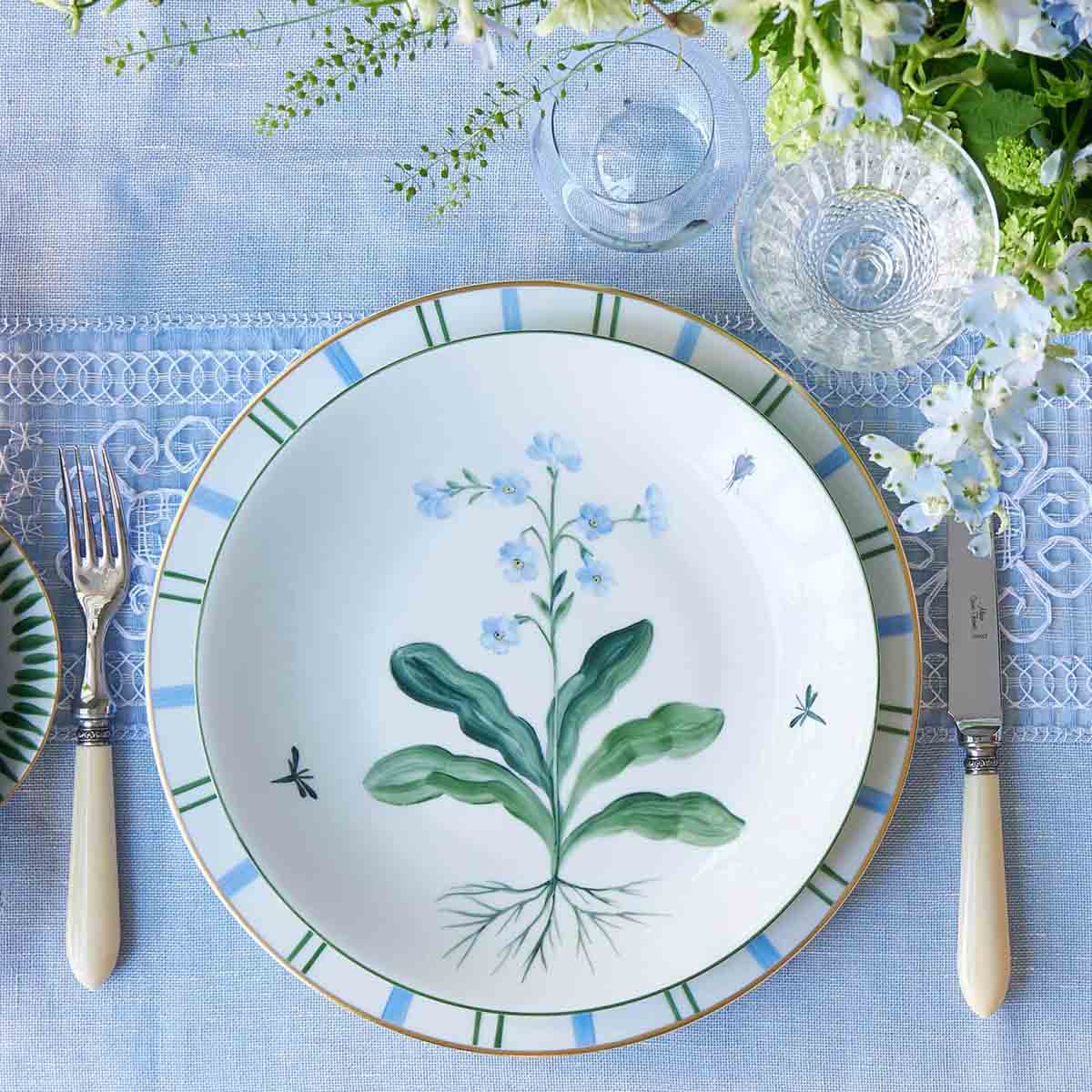 Assiette de présentation florale 30,5 cm