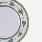 Assiette plate Papillon vert sauge 26 cm