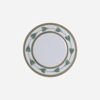 Assiette plate Papillon vert sauge 26 cm