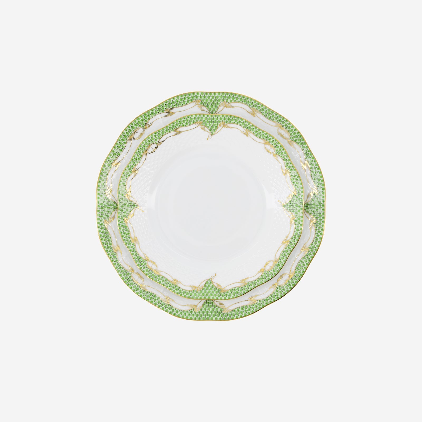 Assiette à dessert Vert Doré 21cm