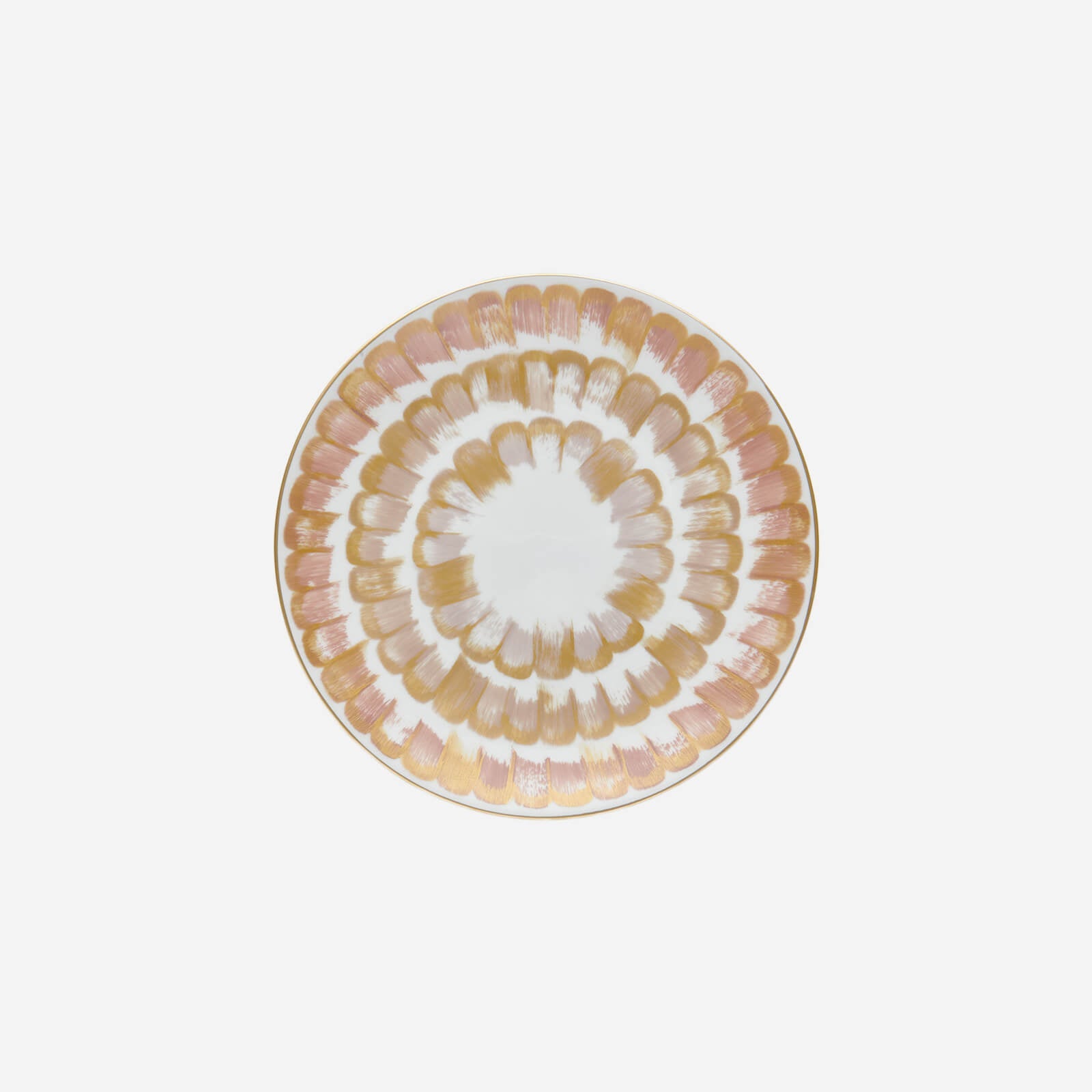 Assiette à dessert Dahlia Rose en or rose 22cm